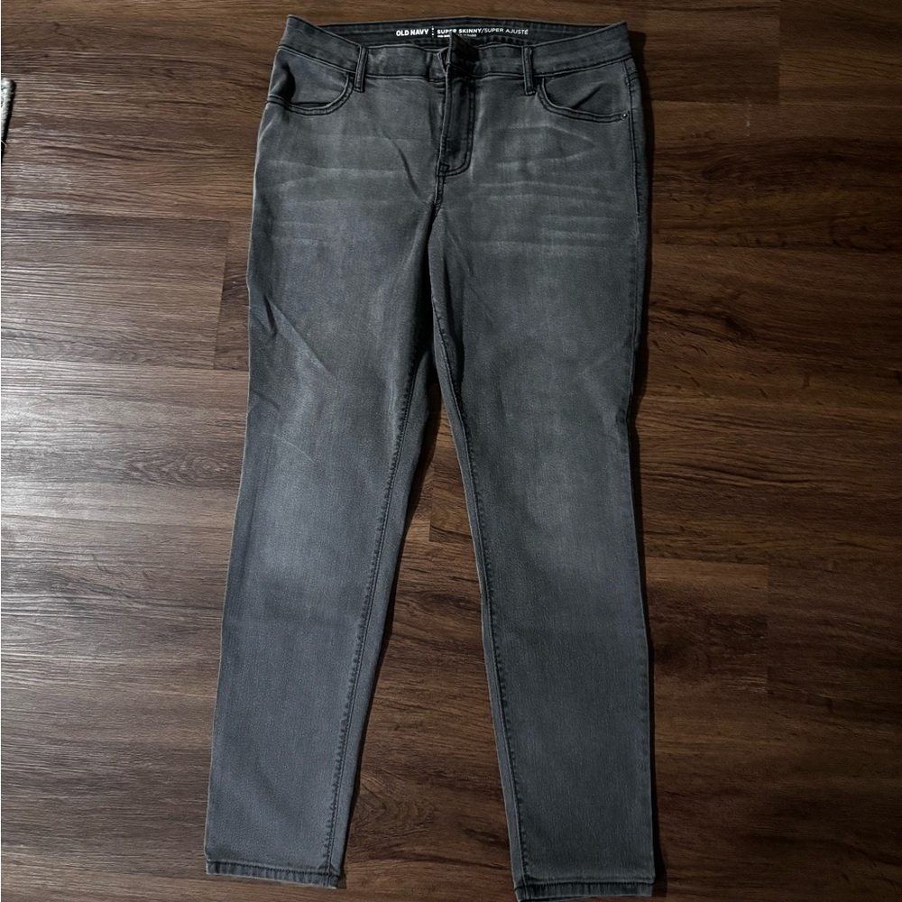 Old Navy Charcoal Super Skinny Jeans